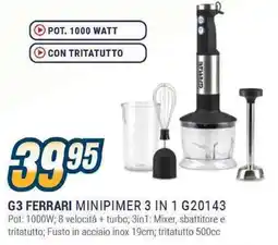 Sinergy G3 FERRARI MINIPIMER 3 IN 1 G20143 offerta
