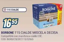 Sinergy Borbone 115 cialde miscela decisa offerta