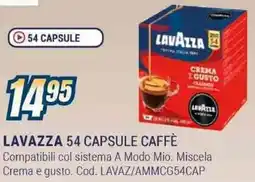 Sinergy Lavazza 54 capsule caffè offerta