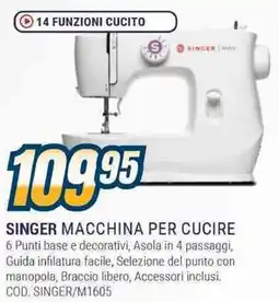 Sinergy Singer macchina per cucire offerta