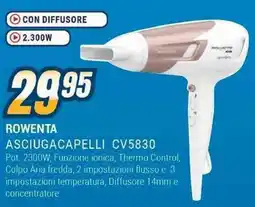 Sinergy ROWENTA ASCIUGACAPELLI CV5830 offerta