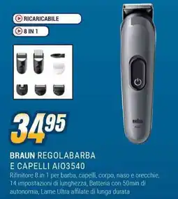 Sinergy BRAUN REGOLABARBA E CAPELLI AI03540 offerta