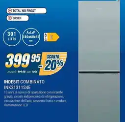 Sinergy INDESIT COMBINATO INK21311S4E offerta