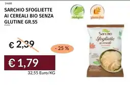 Prezzemolo e Vitale Sarchio sfogliette ai cereali bio senza glutine offerta