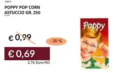 Prezzemolo e Vitale Poppy pop corn astuccio offerta