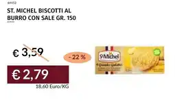 Prezzemolo e Vitale St. michel biscotti al burro con sale offerta