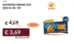 Prezzemolo e Vitale Nutrifree panino hot dog XL offerta