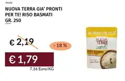 Prezzemolo e Vitale Nuova terra gia' pronti per te! riso basmati offerta