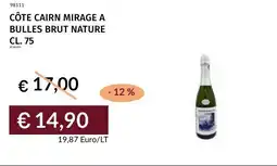 Prezzemolo e Vitale Côte cairn mirage a bulles brut nature offerta