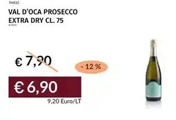 Prezzemolo e Vitale Val d'oca prosecco extra dry offerta