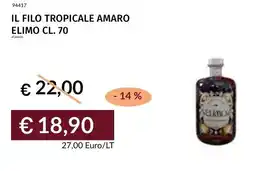 Prezzemolo e Vitale Il filo tropicale AMARO ELIMO offerta