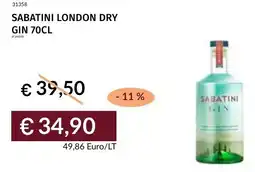 Prezzemolo e Vitale Sabatini london dry gin offerta