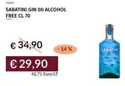 Prezzemolo e Vitale Sabatini gin 00 alcohol free offerta