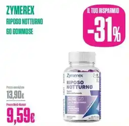 Medi-Market Zymerex riposo notturno 60 gommose offerta