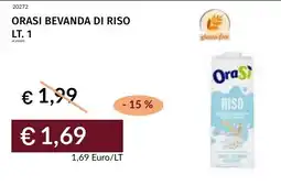 Prezzemolo e Vitale Orasi bevanda di riso offerta