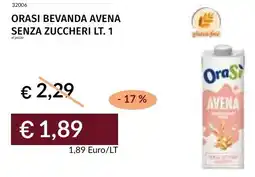 Prezzemolo e Vitale Orasi bevanda avena senza zuccheri offerta
