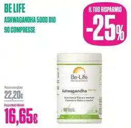 Medi-Market Be life ashwagandha 5000 bio 90 compresse offerta