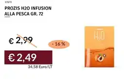 Prezzemolo e Vitale Prozis h2o infusion alla pesca offerta