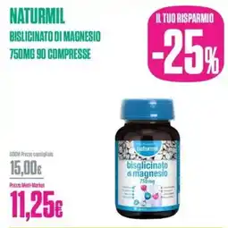 Medi-Market Naturmil bislicinato di magnesio offerta