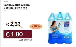 Prezzemolo e Vitale Santa maria acqua naturale offerta