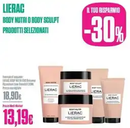 Medi-Market Lierac body nutrio body sculpt prodotti selezionati offerta