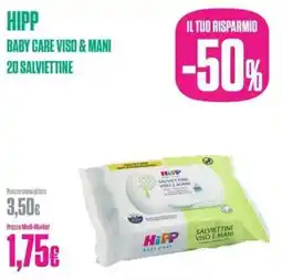 Medi-Market Hipp baby care viso & mani 20 salviettine offerta