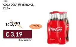 Prezzemolo e Vitale Coca cola in vetro offerta