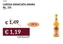 Prezzemolo e Vitale Lurisia aranciata amara offerta