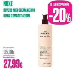 Medi-Market Nuxe reve de miel crema corpo ultra comfort offerta