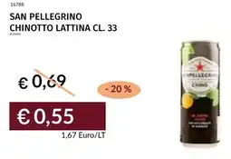 Prezzemolo e Vitale San pellegrino chinotto lattina offerta