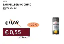 Prezzemolo e Vitale San pellegrino chino zero offerta