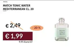 Prezzemolo e Vitale Match tonic water mediterranean offerta