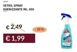Prezzemolo e Vitale Vetril spray igienizzante offerta