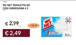 Prezzemolo e Vitale Wc net tavoletta wc con candeggina x 2 offerta