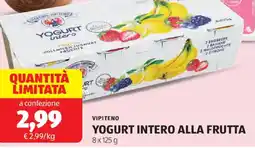 ALDI Vipiteno yogurt intero alla frutta offerta