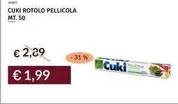 Prezzemolo e Vitale Cuki rotolo pellicola MT. 50 offerta