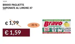 Prezzemolo e Vitale Bravo pagliette saponate al limone x7 offerta