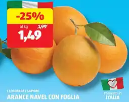 ALDI I colori del sapore arance navel con foglia offerta
