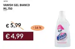 Prezzemolo e Vitale Vanish gel bianco offerta