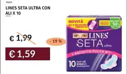 Prezzemolo e Vitale Lines seta ultra con ali x 10 offerta
