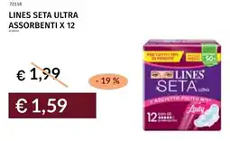 Prezzemolo e Vitale Lines seta ultra assorbenti x 12 offerta