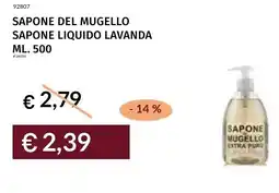 Prezzemolo e Vitale Sapone del mugello sapone liquido lavanda offerta
