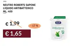 Prezzemolo e Vitale Neutro roberts sapone liquido antibatterico offerta