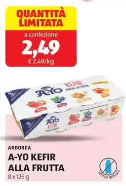 ALDI Arborea a-yo kefir alla frutta offerta