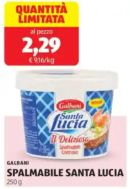 ALDI Galbani spalmabile santa lucia offerta