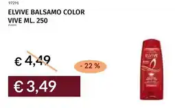 Prezzemolo e Vitale Elvive balsamo color vive offerta