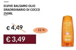 Prezzemolo e Vitale Elvive balsamo olio sraordinario di cocco offerta