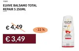 Prezzemolo e Vitale Elvive balsamo total repair 5 offerta
