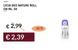 Prezzemolo e Vitale Lycia deo nature roll on offerta