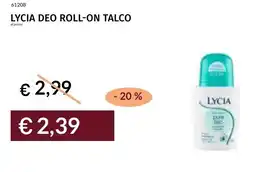Prezzemolo e Vitale Lycia deo roll-on talco offerta